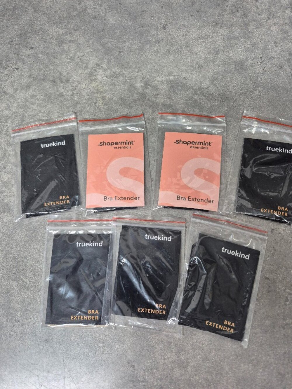 NWT Shapermint and Truekind Triple Hook Bra Clasp Extenders Lot of 7